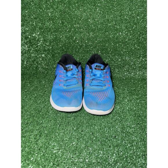 Nike Free RN Blue Mesh Running Shoes Athletic Sneaker Women Size 6.5 831509-404 - Picture 5 of 9